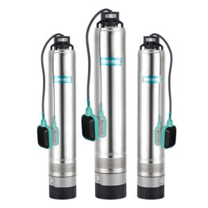 Bomba Tipo Bala para Pozos Agua Limpia 1/2 Hp 4NKM4.5/4-0.37