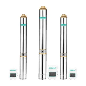 Bomba Sumergible Tipo Lapicero Agua Limpia 3 Con Caja Control 1.5 HP 3SGm2/21-A Shimge