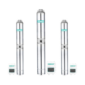Bomba Sumergible Tipo Lapicero Agua Limpia 4" 2 m³/h Alta Eficiencia 1 HP 4SPm2/9-0.75 Shimge