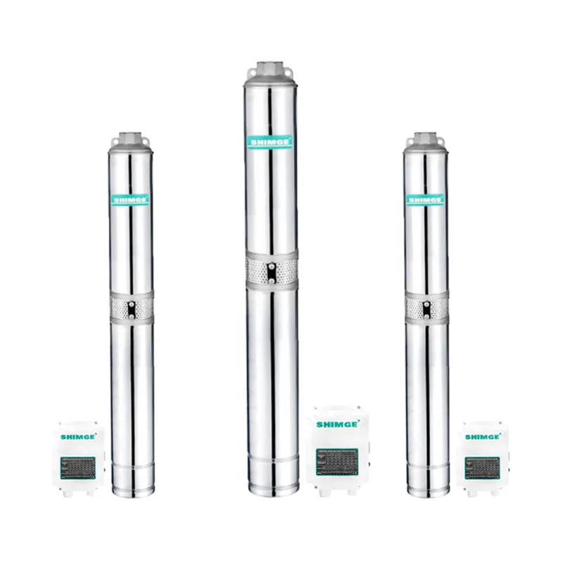 Bomba Sumergible Tipo Lapicero Agua Limpia 4" 2 m³/h Alta Eficiencia 3 HP 4SPm2/24-2.2 Shimge