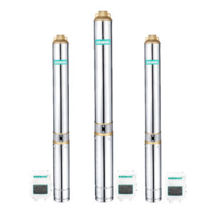 Bomba Sumergible Tipo Lapicero Agua Limpia 4" 2 m³/h Con Caja 1 HP 4SGm2/9-A Shimge