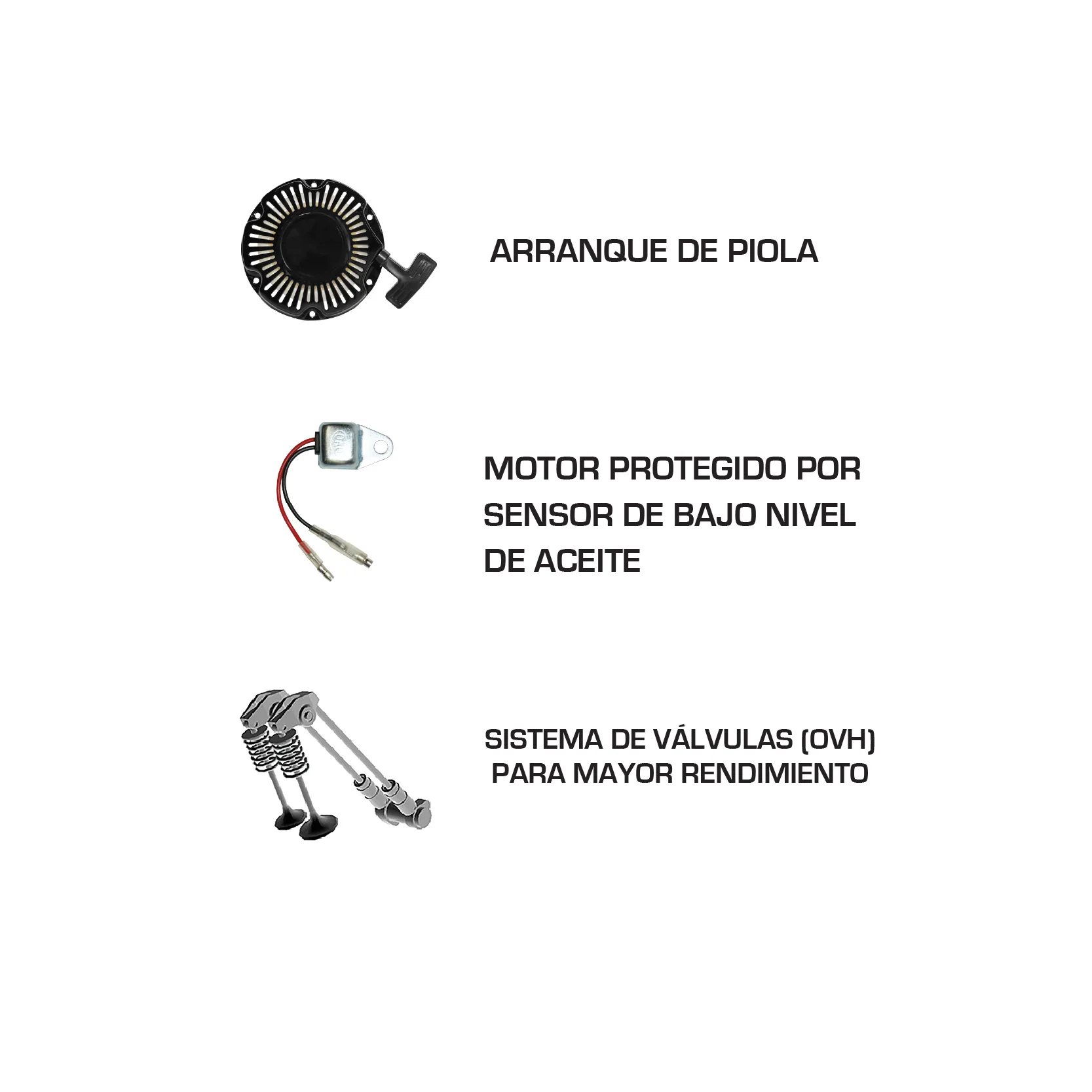 Motobomba a Gasolina 4 Tiempos 13 Hp HY100-CT - Image 2
